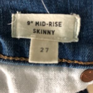 Madewell skinny jeans